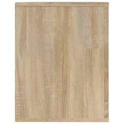Étagère à chaussures Chêne sonoma 75x35x45 cm Bois d'ingénierie 
