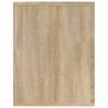 Étagère à chaussures Chêne sonoma 75x35x45 cm Bois d'ingénierie 