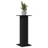 Support de plante 2 pcs Chêne noir 30x30x80 cm Bois d'ingénierie 