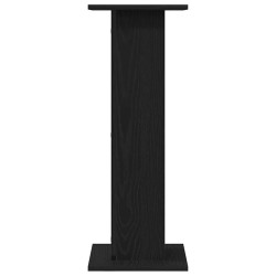Support de plante 2 pcs Chêne noir 30x30x80 cm Bois d'ingénierie 