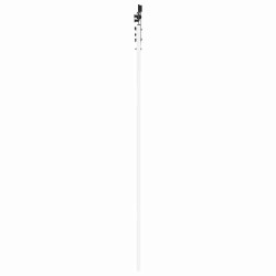 Set de Porte Coulissante avec Quincaillerie Blanche 73.5x211 cm Bois Massif en Pin 