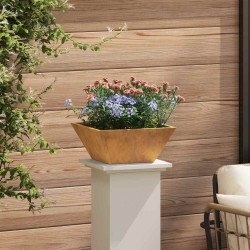 Bols à fleurs , 5 pcs, 35x35x15 cm en acier corten. 