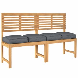 Coussins de siège - 4 pièces anthracite 40x40x8 cm, en tissu Oxford 