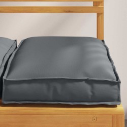 Coussins de siège - 4 pièces anthracite 40x40x8 cm, en tissu Oxford 