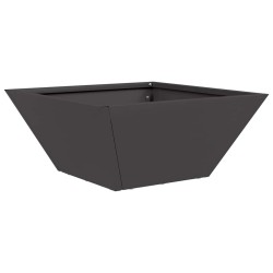 Jardinière en plastique 5 pcs Noir 35 x 35 x 15 cm Acier 