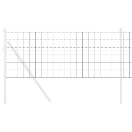 Clôture Euro Grise 0,8x25 m Acier 