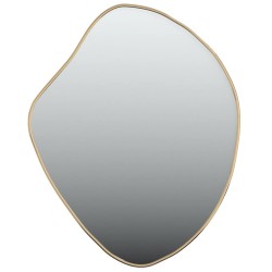 Miroir mural Doré 60x50 cm 