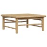 Table de jardin 65x65x30 cm Bambou 