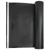 barrière de racines avec rails de connexion Noir 1x10 m 1,5 mm HDPE 