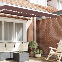Dalle de store pour cadre de 2,5 m, marron, 2,3x0,2 m 