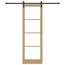 Porte coulissante avec quincaillerie 'ORKDAL'78x232 cm 