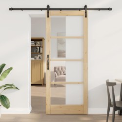 Porte coulissante avec quincaillerie 'ORKDAL'86x211 cm 