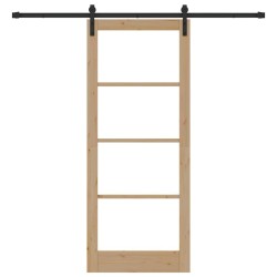 Porte coulissante avec quincaillerie 'ORKDAL'86x211 cm 