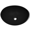 Lavabo céramique 40 x 33 cm Noir  