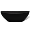Lavabo céramique 40 x 33 cm Noir  
