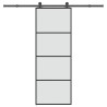 Porte coulissante avec kit de quincaillerie 76x205 cm Verre ESG 