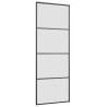 Porte coulissante avec kit de quincaillerie 76x205 cm Verre ESG 