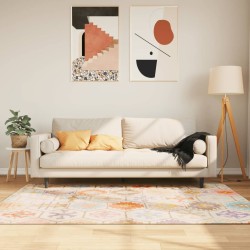 Tapis lavable multicolore 160x230 cm antidérapant 