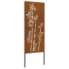 Panneau décoratif de jardin Rouillé 50 x 140 cm 
