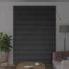 Store de Fenêtre avec des rideaux Autre Noir 155 x 220 cm Aluminium 