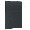 Store de Fenêtre avec des rideaux Autre Noir 155 x 220 cm Aluminium 
