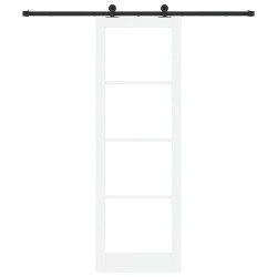 Porte coulissante avec kit 'ORKDAL'Blanc 78x232 cm 