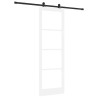 Porte coulissante avec kit 'ORKDAL'Blanc 78x232 cm 