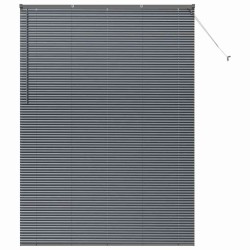 Store de Fenêtre Gris foncé 155 x 220 cm Aluminium 