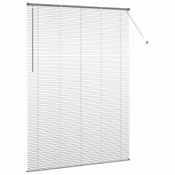 Store de Fenêtre Gris foncé 155 x 220 cm Aluminium 