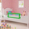 Barrière de lit de sécurité pour tout-petits 2pcs Vert 102x42cm 