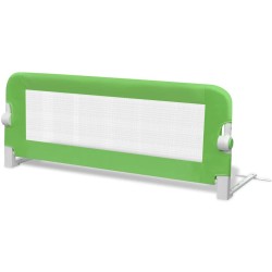 Barrière de lit de sécurité pour tout-petits 2pcs Vert 102x42cm 