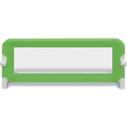 Barrière de lit de sécurité pour tout-petits 2pcs Vert 102x42cm 