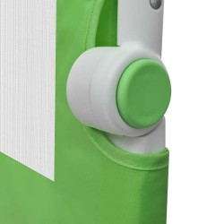 Barrière de lit de sécurité pour tout-petits 2pcs Vert 102x42cm 