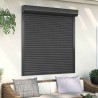 Volet roulant aluminium 130x140 cm anthracite 