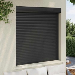 Volet roulant aluminium 130x140 cm anthracite 