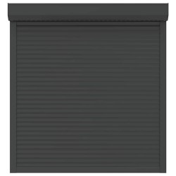 Volet roulant aluminium 130x140 cm anthracite 