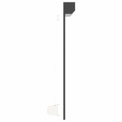Volet roulant aluminium 130x140 cm anthracite 