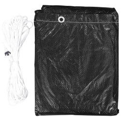 Housse de meubles de jardin 6 œillets pour barbecue 170x90x60cm 