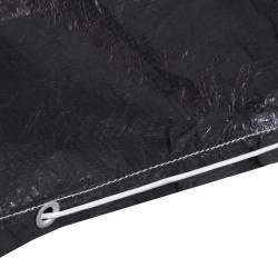 Housse de meubles de jardin 6 œillets pour barbecue 170x90x60cm 