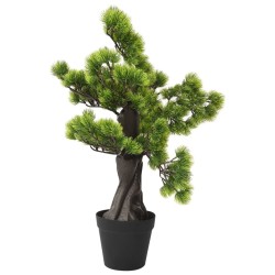 Bonsaï de pin artificiel avec pot 60 cm Vert 