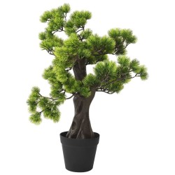 Bonsaï de pin artificiel avec pot 60 cm Vert 