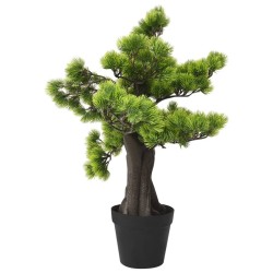 Bonsaï de pin artificiel avec pot 60 cm Vert 