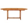 Table de jardin 200x100x75 cm Bois d'eucalyptus solide 