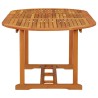 Table de jardin 200x100x75 cm Bois d'eucalyptus solide 