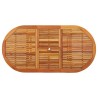 Table de jardin 200x100x75 cm Bois d'eucalyptus solide 