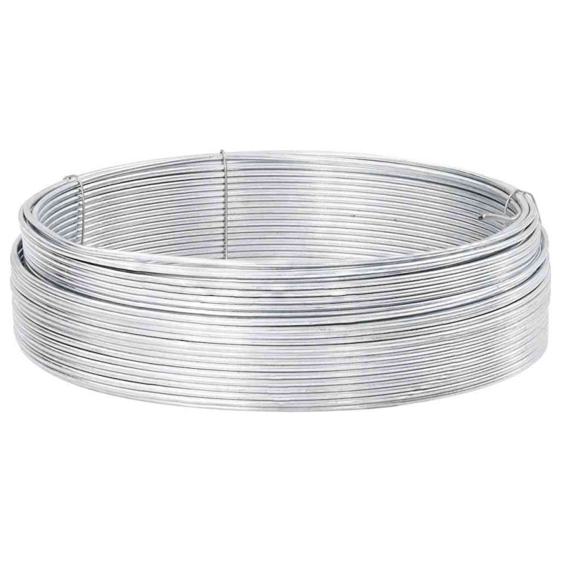 Fil de clôture Argent 80 m Acier galvanisé par trempage à chaud 