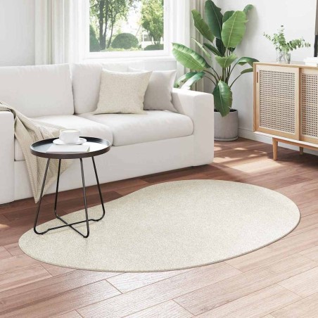Tapis Crème 120 x 170 cm Fibres synthétiques 