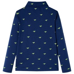 Chemise pour enfants bleu marine 140 