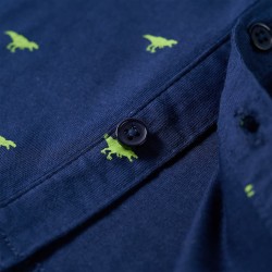 Chemise pour enfants bleu marine 140 