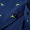 Chemise pour enfants bleu marine 140 
